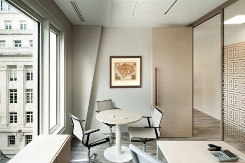 Stick chair table ronde