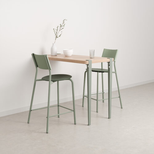 tabouret SSD et table haute Tiptoe