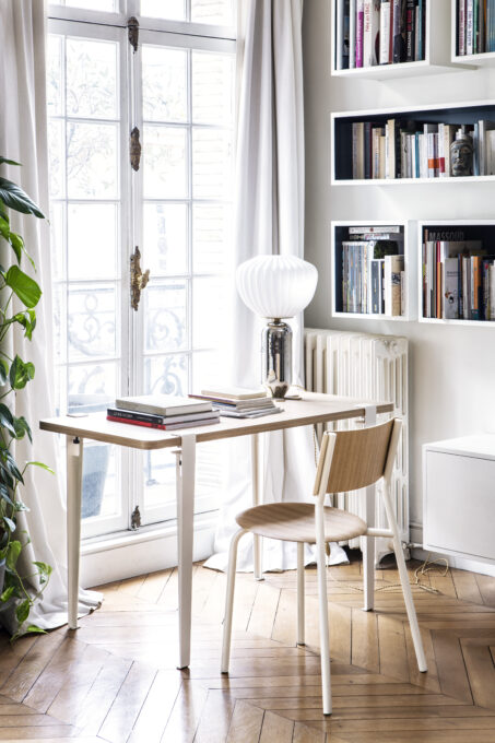 Chaise SSD pied métal vue de dos