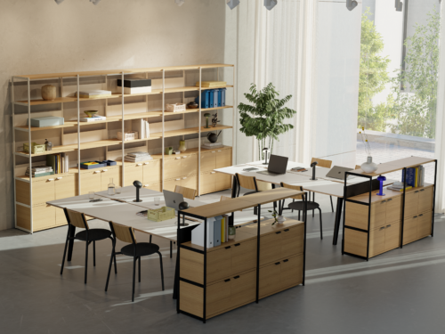 Bureaux New Modern avec rengements Unit de Tiptoe